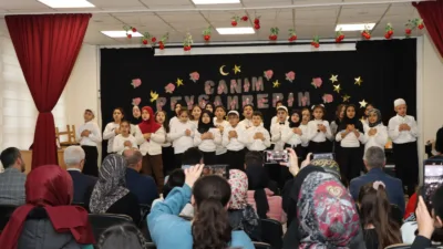 Şehit Kamil Çelikkaya İlkokulu’nda ilçe genelinde düzenlenen Siyer-i Nebi yarışmasında