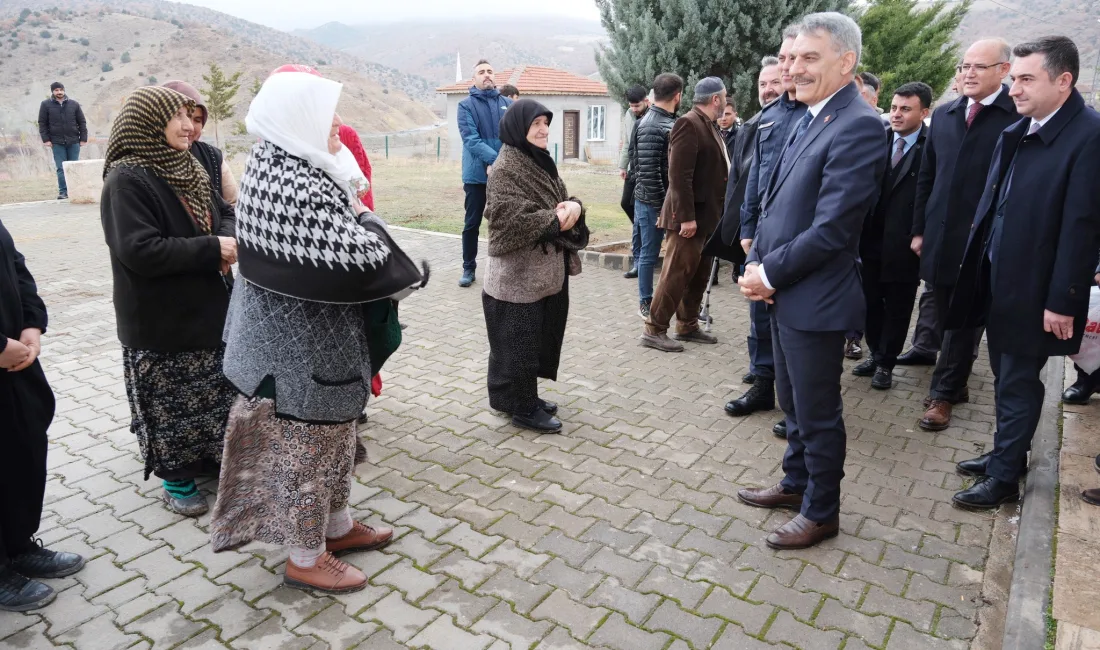 Yozgat Valisi Mehmet Ali Özkan, Çekerek’e bağlı Kurtağılı Köyü'nde 3,3