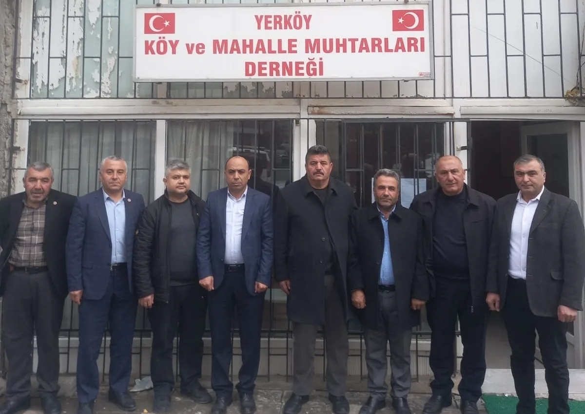 Anahtar Parti Yerköy İlçe Teşkilatı, ilçedeki muhtarlarla bir araya gelerek