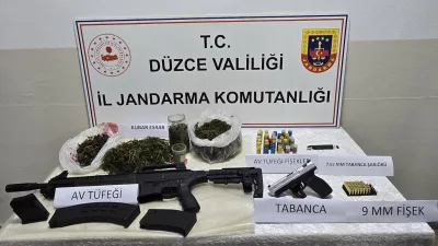 Düzce Cumhuriyet Başsavcılığı koordinesinde, İl Jandarma Komutanlığı ekiplerince yürütülen takipli