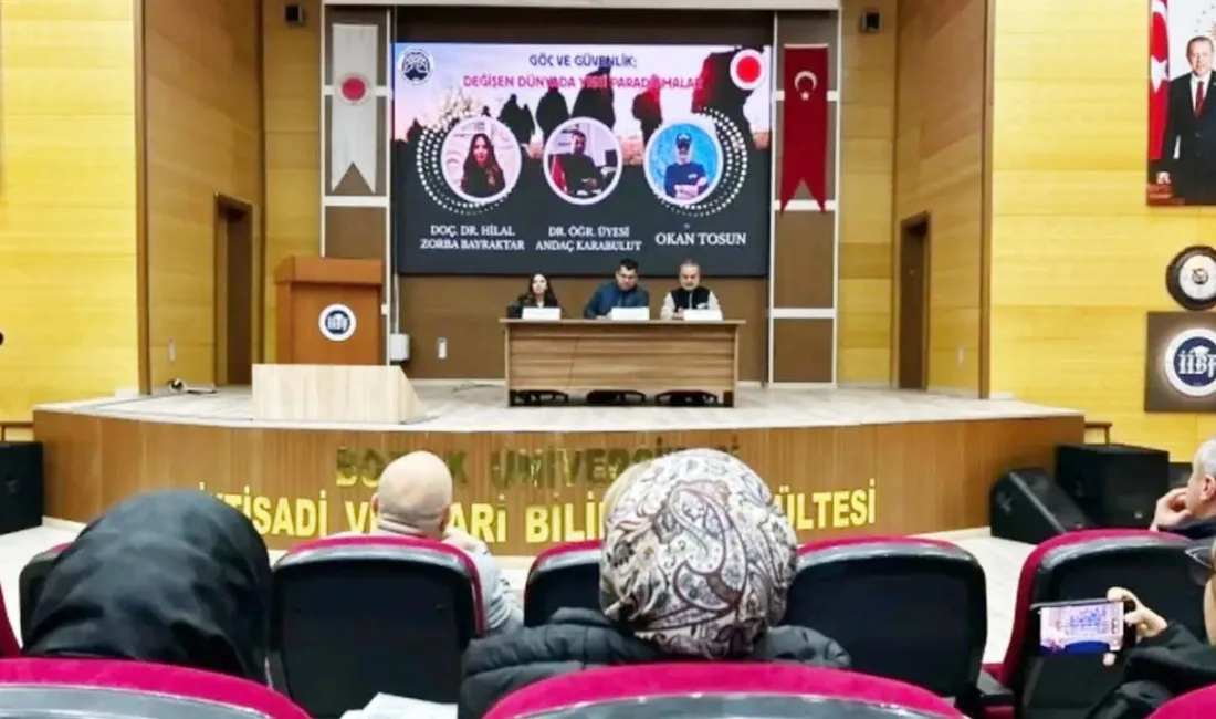 Yozgat Bozok Üniversitesi İktisadi ve İdari Bilimler Fakültesi’nde düzenlenen panelde,