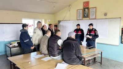 Şefaatli İlçe Jandarma Komutanlığı, 4342 sayılı Mera Kanunu hakkında yaptığı