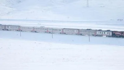 Ankara'dan hareket eden Turistik Doğu Ekspresi, Kırıkkale, Yerköy, Kayseri, Sivas,