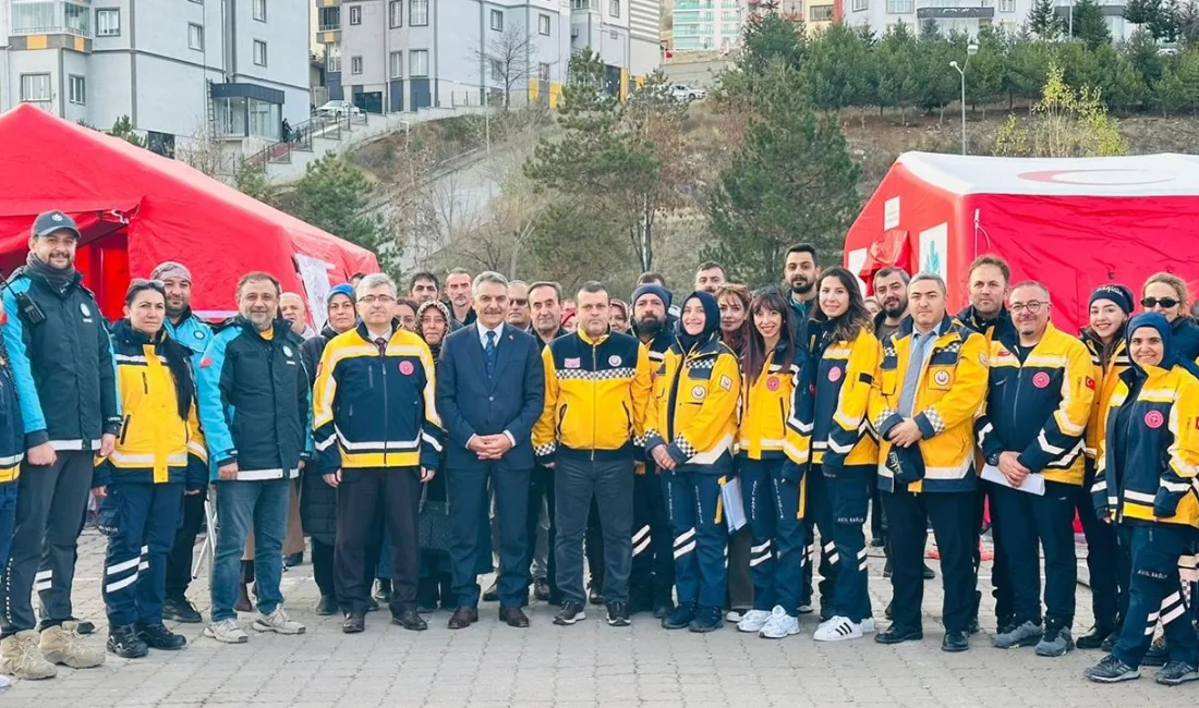 Yozgat Bozokspor ile Sebat Gençlikspor arasındaki müsabakada sağlık güvenliği, Yozgat