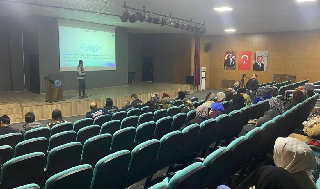 Yozgat İl Jandarma Komutanlığı, Sarıkaya ilçesinde siber güvenlik farkındalığını artırmak
