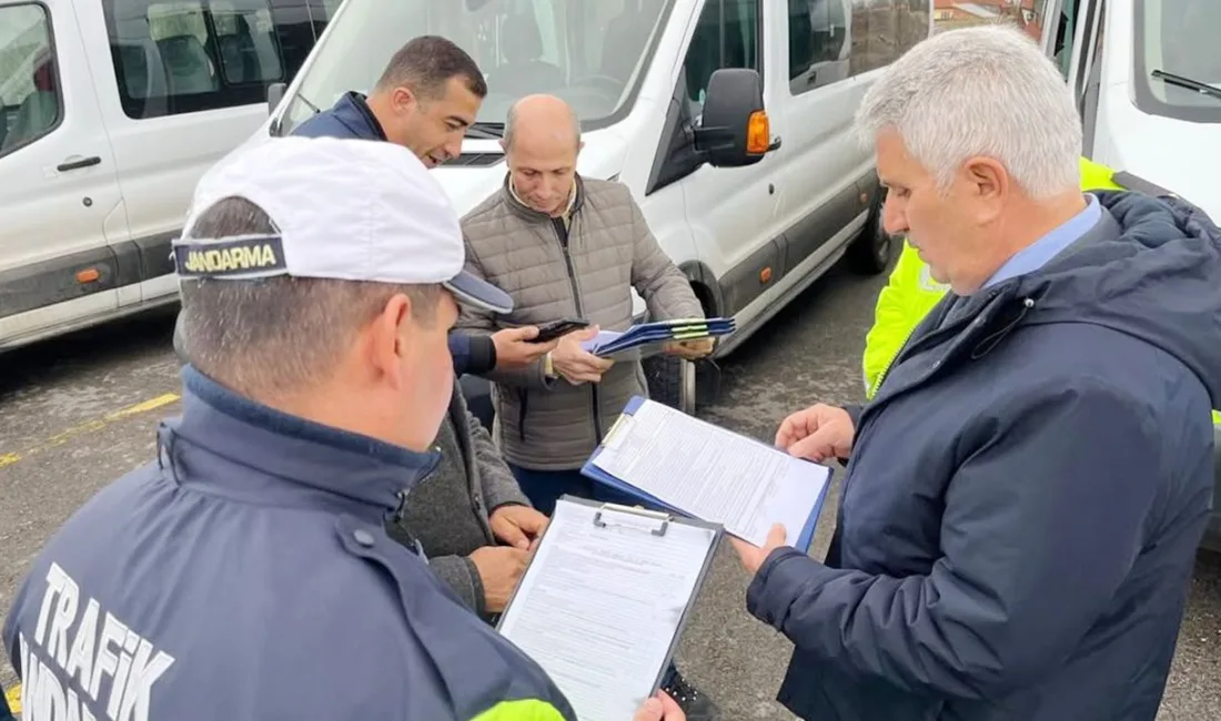 Yozgat’ta taşımalı eğitim kapsamında öğrenci güvenliğini sağlamak amacıyla okul servis