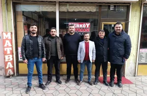 AK Parti Yerköy İlçe Başkanı Serkan Işık ve yönetim kurulu