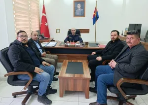 Anahtar Parti Yerköy İlçe Başkanı Alperen Gül, İlçe Jandarma Komutanı
