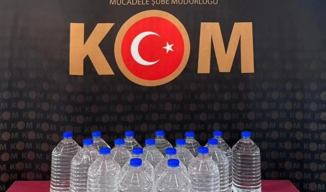 Yozgat Emniyet Müdürlüğü, Yerköy ilçesinde gerçekleştirdiği operasyonda 100 litre kaçak