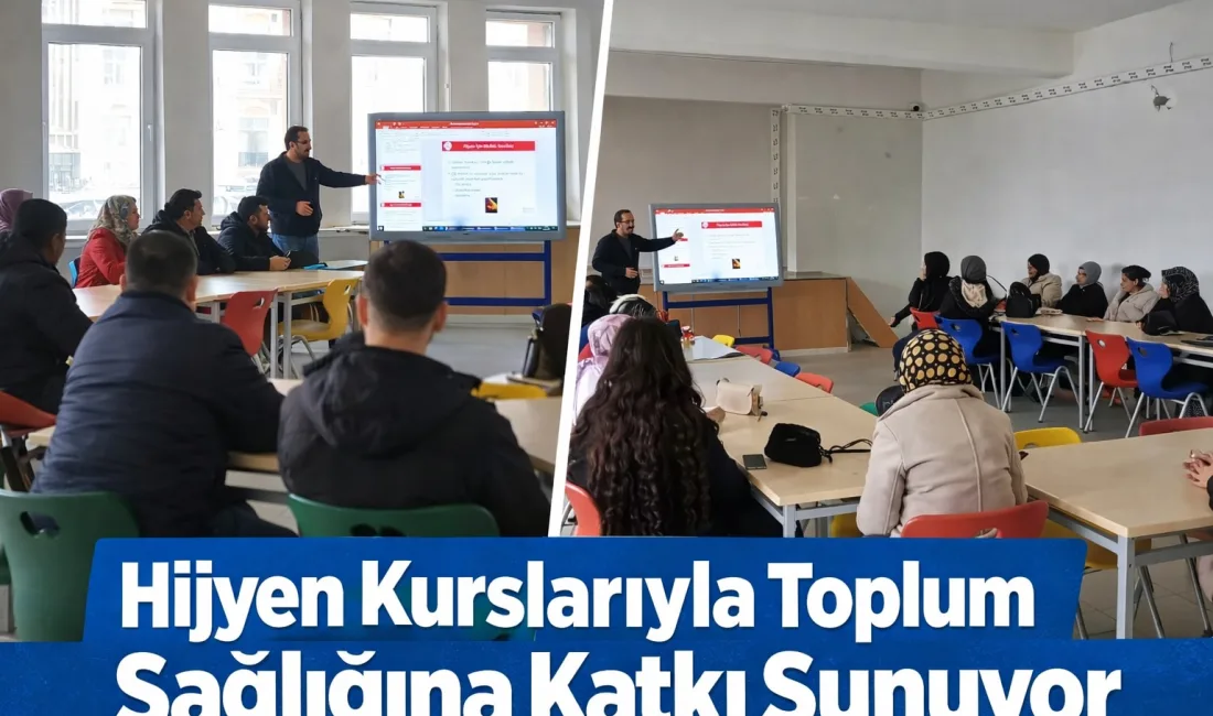 Yerköy Halk Eğitimi Merkezi'nde düzenlenen hijyen eğitimi kursları, vatandaşların yoğun