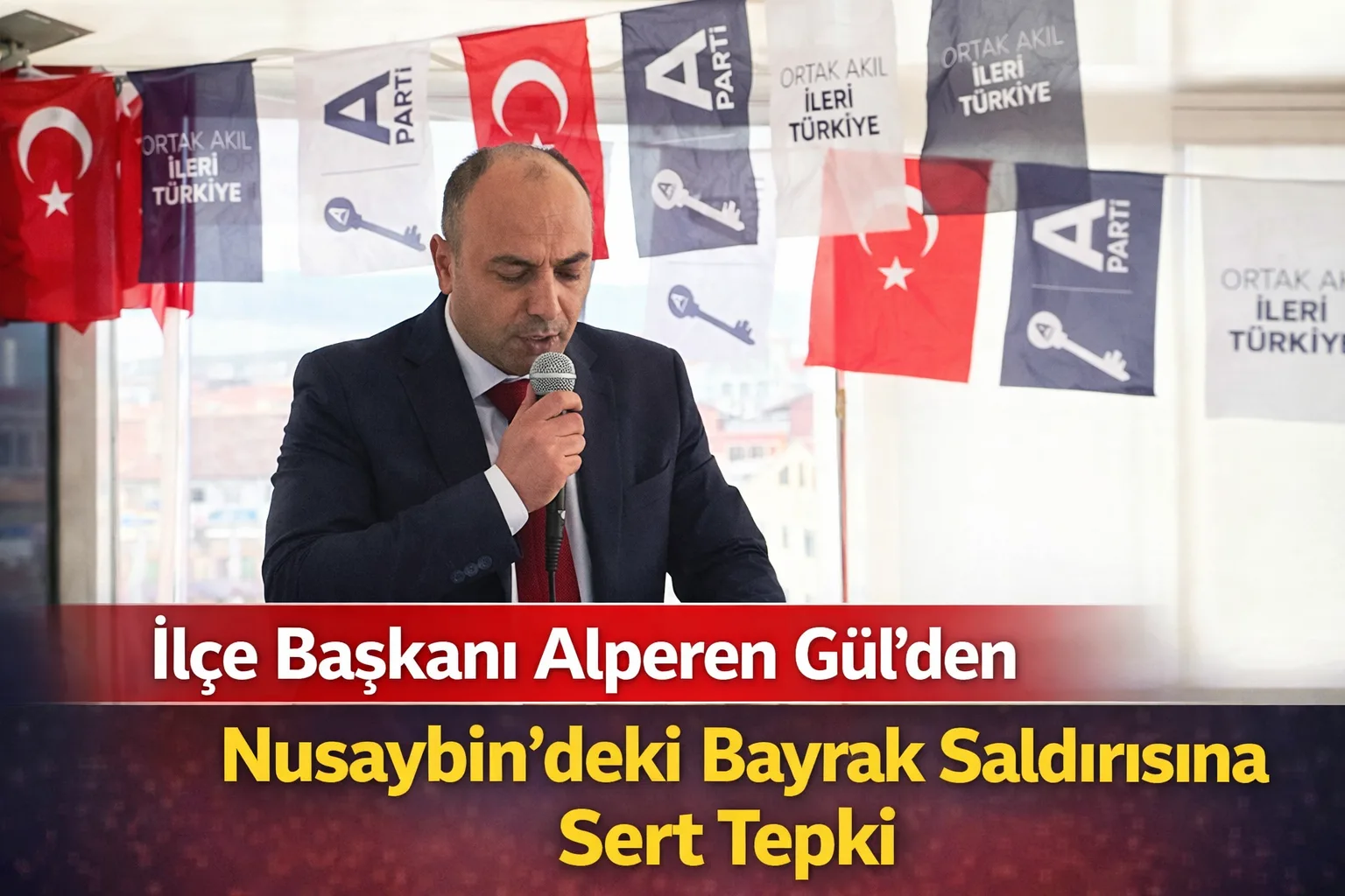 Anahtar Parti Yerköy İlçe Başkanı Alperen Gül, Mardin’in Nusaybin ilçesinde