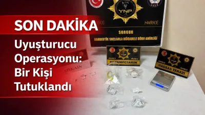 Düzenlenen operasyonda uyuşturucu ticareti yaptığı tespit edilen bir şüpheli yakalanarak