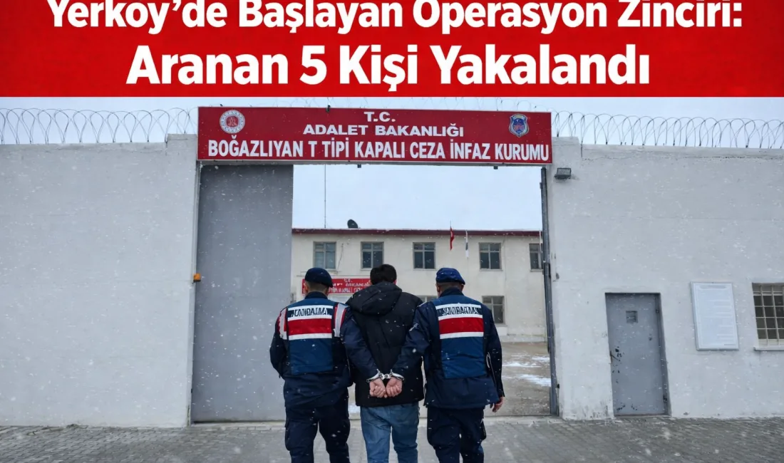 Yerköy ilçemizde yapılan yol kontrolüyle başlayan operasyonlar, il genelinde aranan