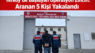 Yerköy ilçemizde yapılan yol kontrolüyle başlayan operasyonlar, il genelinde aranan