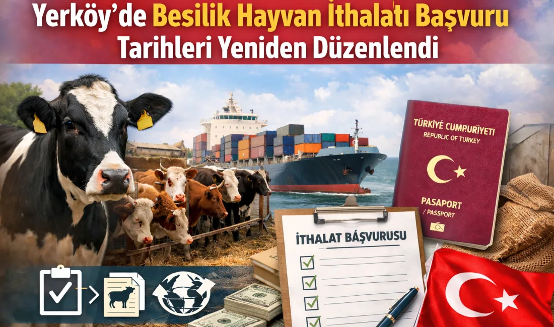 Yerköy İlçe Tarım ve Orman Müdürlüğü, 2026 yılı besilik hayvan