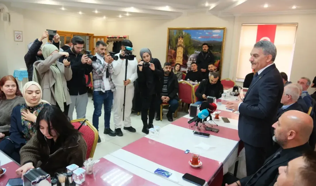 Yozgat Valisi Mehmet Ali Özkan, 10 Ocak Çalışan Gazeteciler Günü