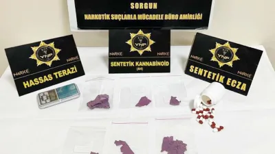 Yozgat İl Emniyet Müdürlüğü'ne bağlı Narkotik Suçlarla Mücadele Şube Müdürlüğü