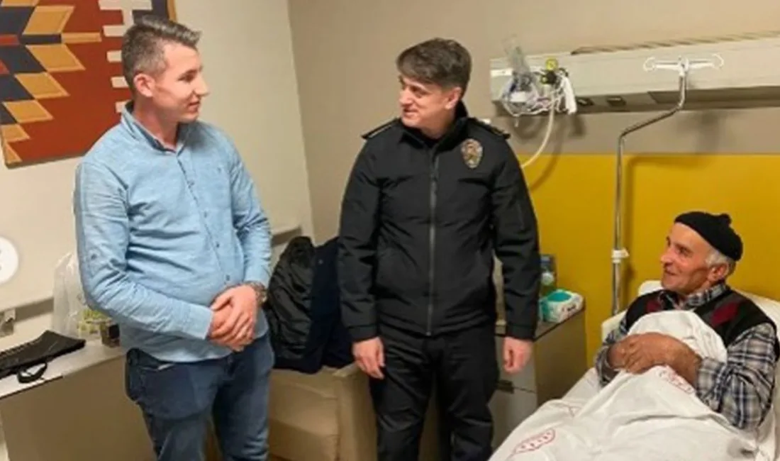 Yozgat İl Emniyet Müdürü Necmettin Koç, Yozgat'ta tedavi gören emniyet