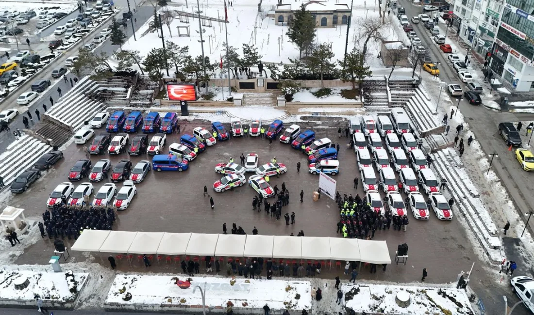 Yozgat’ta İçişleri Bakanlığı tarafından emniyet ve jandarma teşkilatlarına tahsis edilen