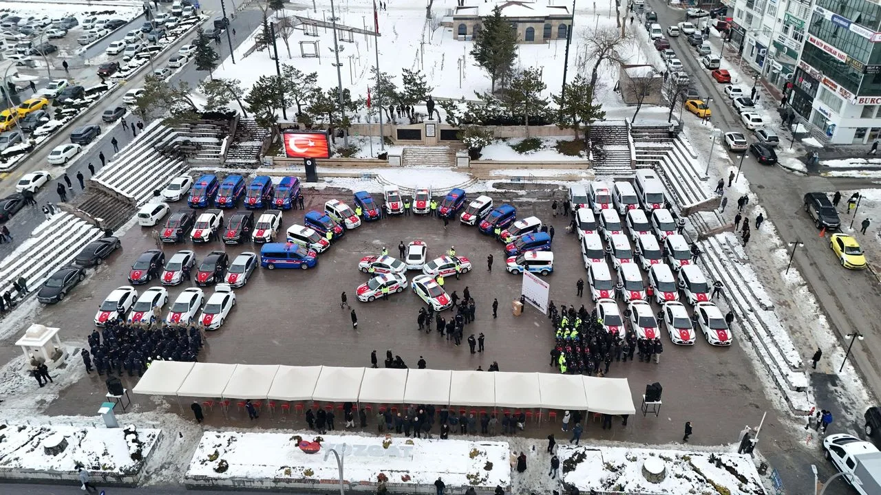 Yozgat’ta İçişleri Bakanlığı tarafından emniyet ve jandarma teşkilatlarına tahsis edilen