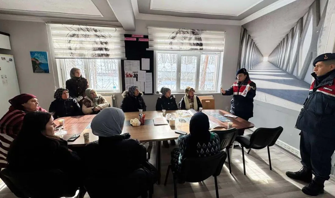 Yozgat İl Jandarma Komutanlığı, Sarıkaya Karayakup Beldesi’nde kadınlara yönelik bilgilendirme