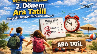 Milli Eğitim Bakanlığı tarafından açıklanan 2025-2026 eğitim öğretim yılı takvimine