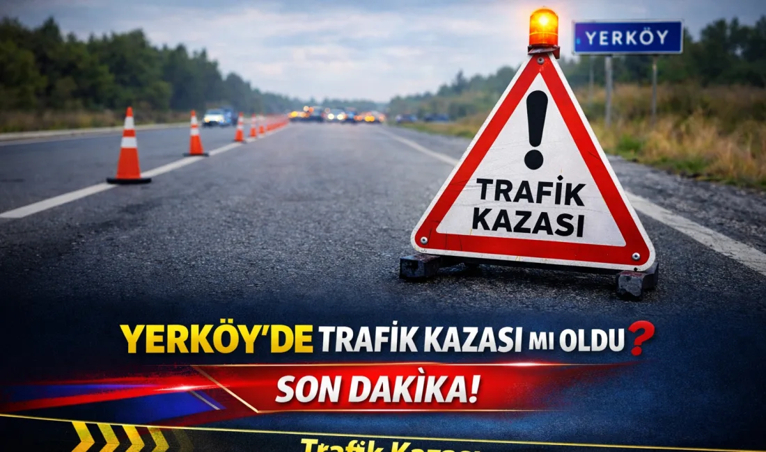 Yerköy–Kırıkkale yolunda kontrolden çıkan bir otomobil orta refüjü aşıp karşı
