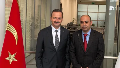 Anahtar Parti Yerköy İlçe Başkanı Alperen Gül ve yönetim kurulu