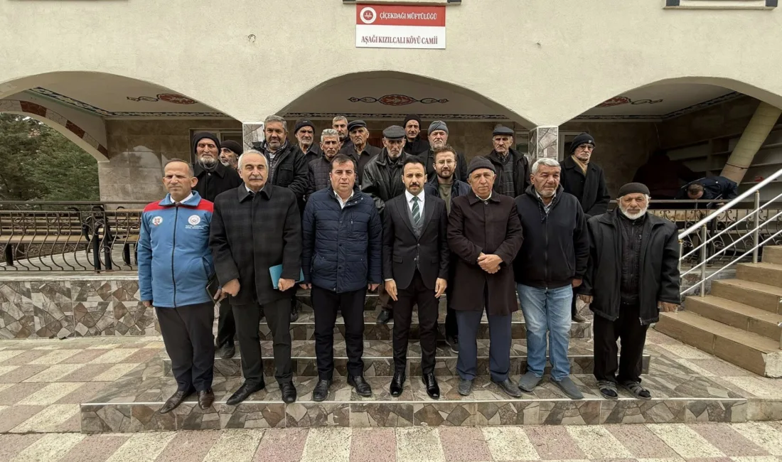 Çiçekdağı Kaymakamlığı, köy ziyaretleri kapsamında Büyükteflek, Küçükteflek ve Kızılcalı köylerinde