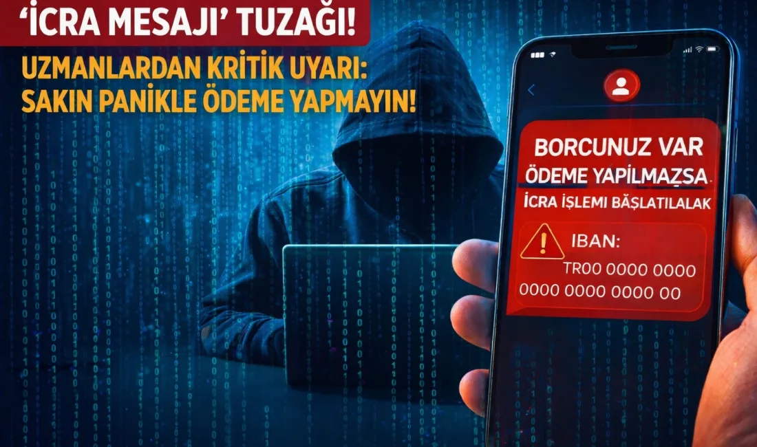 Vatandaşlara gönderilen “Borcunuz var, icra işlemi başlatılacak” içerikli mesajlar yeniden