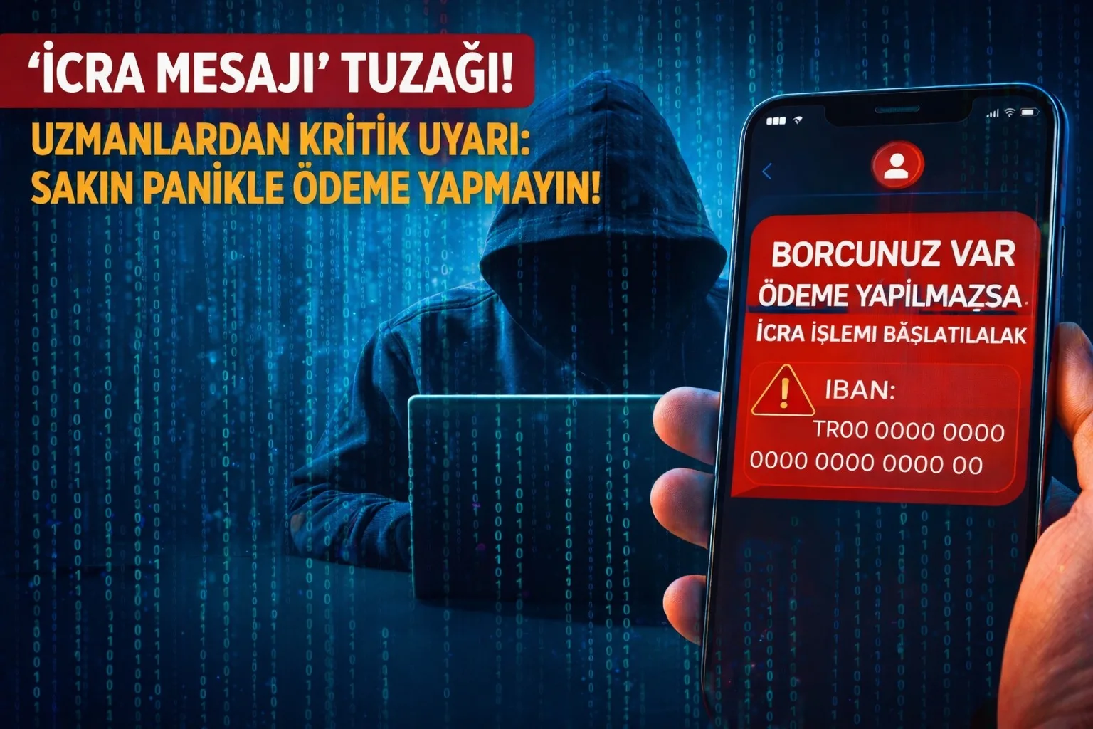 Vatandaşlara gönderilen “Borcunuz var, icra işlemi başlatılacak” içerikli mesajlar yeniden