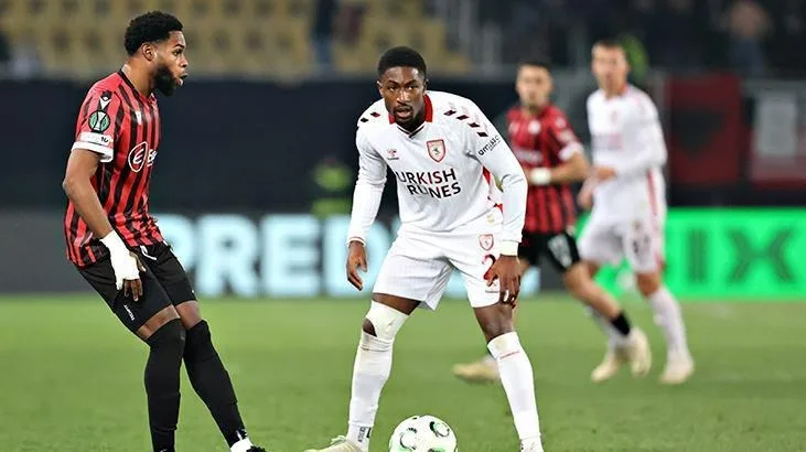 UEFA Konferans Ligi play-off turunda avantajı eline alan Samsunspor, rövanş