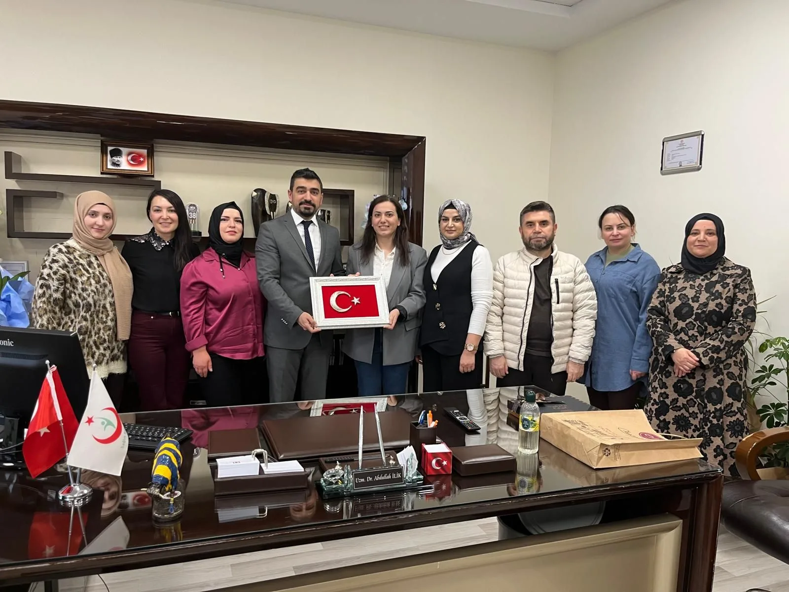 Yozgat Toplum Ruh Sağlığı Merkezi’nde hizmet alan hastalar tarafından el