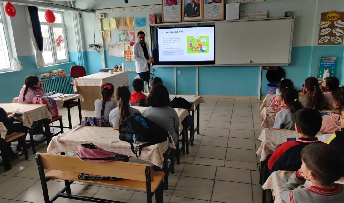 Yerköy İlçe Sağlık Müdürlüğü tarafından çocukların sağlıklı gelişimini desteklemek ve