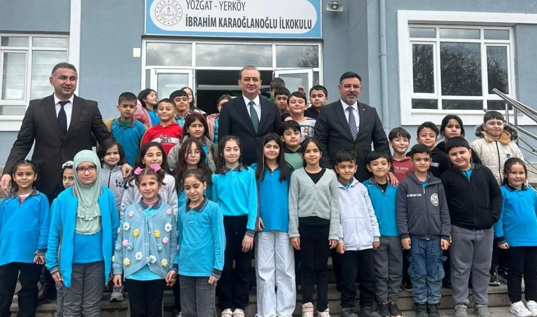 Adalet Bakan Yardımcısı Hurşit Yıldırım, Yerköy ilçemizdeki İbrahim Karaoğlan İlköğretim