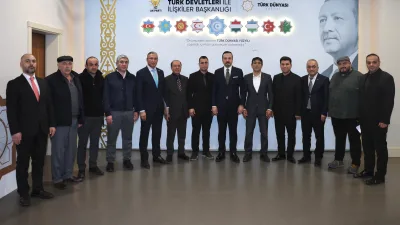 Başkentteki Yerköylüler Derneği Başkanı İsa Kaya ve beraberindeki heyet, AK