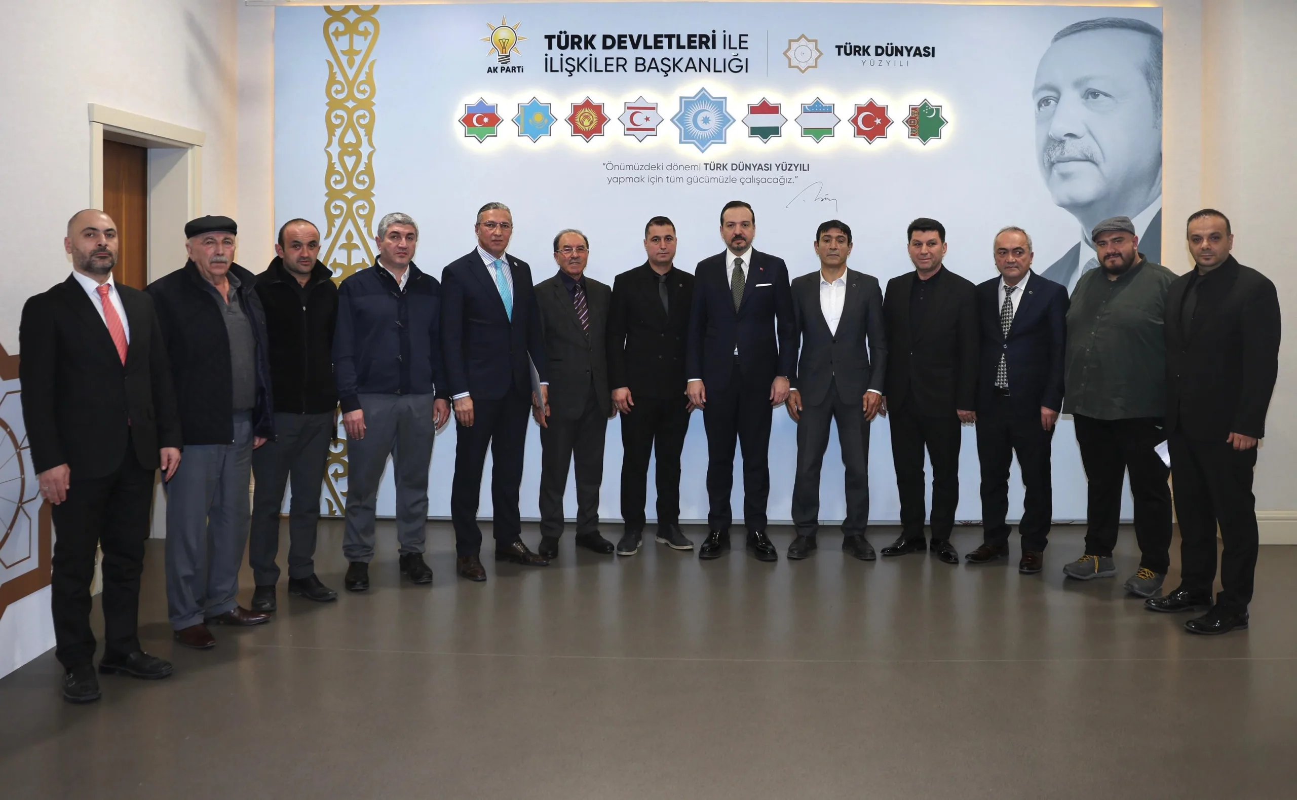 Başkentteki Yerköylüler Derneği Başkanı İsa Kaya ve beraberindeki heyet, AK