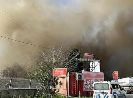 Sakarya'nın Beşköprü Mahallesi'nde yer alan şekerleme fabrikasında, saat 12.00 sularında