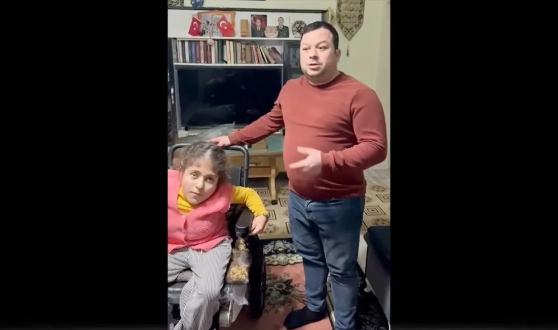 Yozgat'ta yaşayan hareket kısıtlılığı bulunan genç kız Rukiye, Sedat Peker’in
