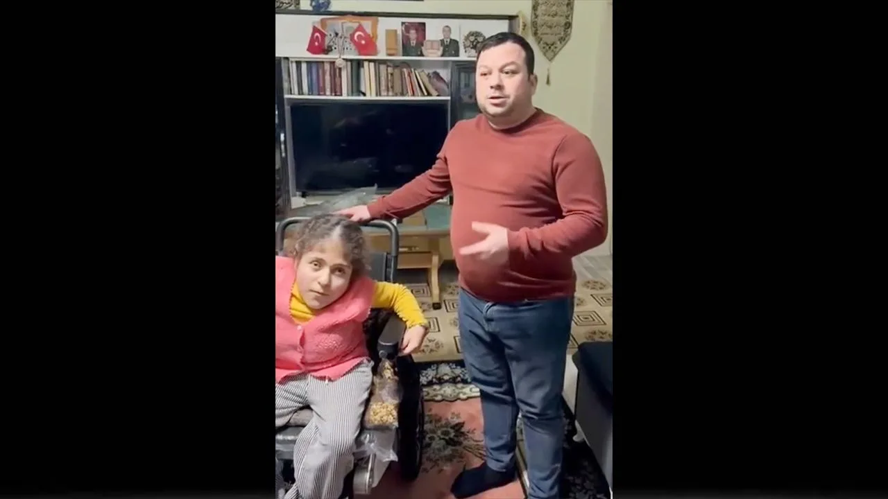 Yozgat'ta yaşayan hareket kısıtlılığı bulunan genç kız Rukiye, Sedat Peker’in