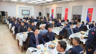 Yozgat Valisi Mehmet Ali Özkan, il protokolü ile birlikte jandarma