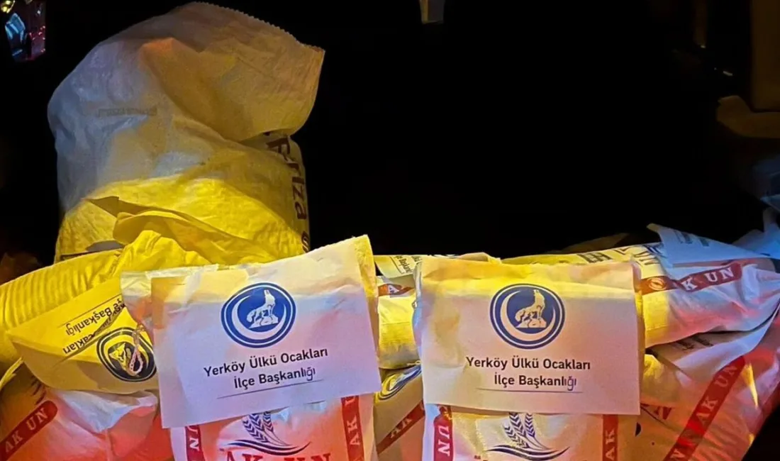 Yerköy Ülkü Ocakları, Ramazan ayı boyunca ihtiyaç sahibi ailelere erzak