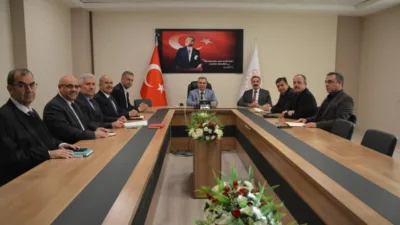 Yozgat İl Milli Eğitim Müdürü İsmail Altınkaynak başkanlığında düzenlenen toplantıda