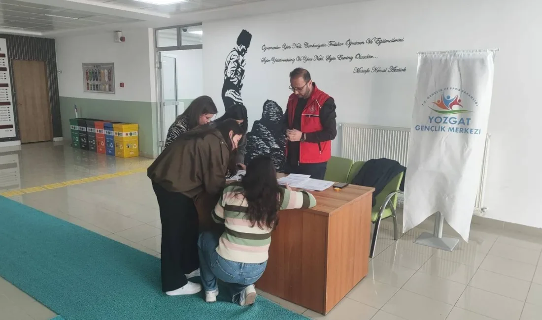 Yozgat Gençlik Merkezi, Yozgat Bozok Üniversitesi Eğitim Fakültesi öğrencilerine yönelik