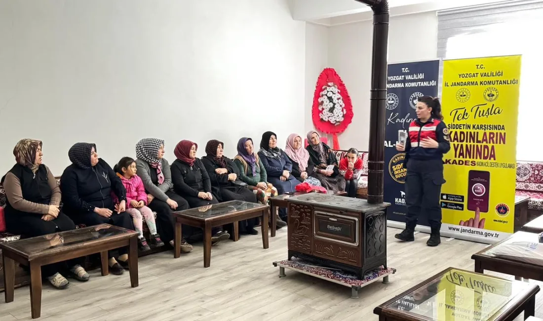 Yozgat İl Jandarma Komutanlığı tarafından Kabalı köyünde gerçekleştirilen eğitim programında,