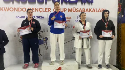 Tokat'ta düzenlenen Okul Sporları Gençler Grup Müsabakaları'nda Yerköy'ü temsil eden