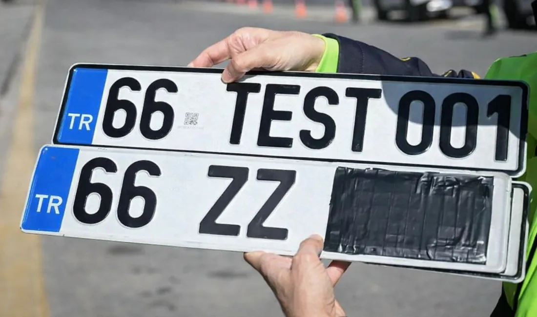 Yerköy İlçe Emniyet Müdürlüğü, yönetmeliğe aykırı olarak kullanılan APP plakalar