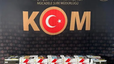 Yozgat’ta KOM ekiplerince kaçak tütün ve elektronik sigaraya yönelik düzenlenen
