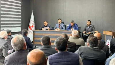 Çiçekdağı Kaymakamı Durdu Yavuz Öğüt başkanlığında düzenlenen Köylere Hizmet Götürme