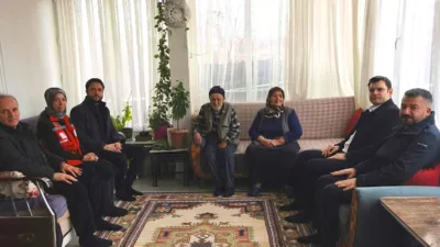 Yerköy Kaymakamı Mehmet Halis Aydın ve daire amirleri, 2016 yılında